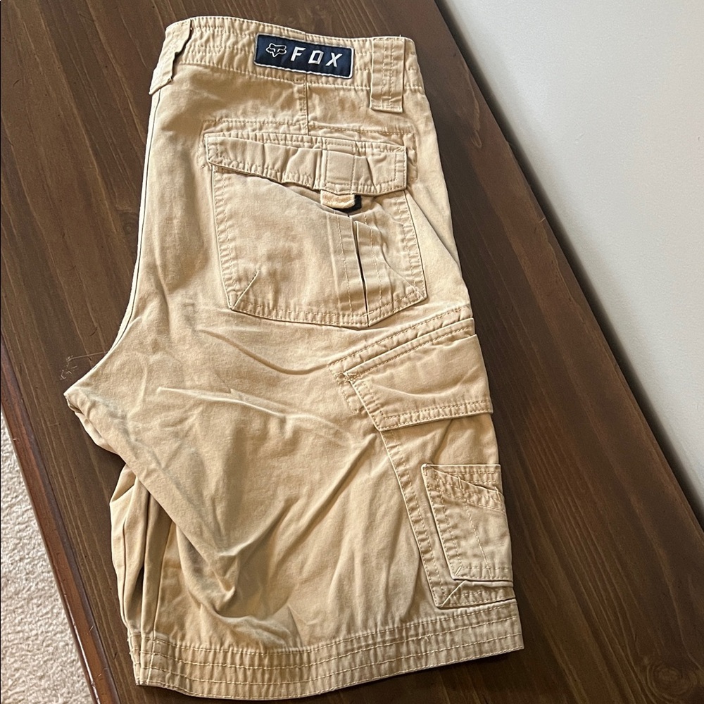 Fox Men's Beige Cargo Shorts